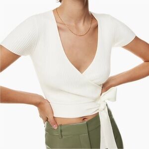 Little Moon All Tied Up Top (White)